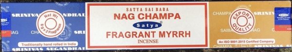 Incenso Bastoncini Nag Champa & Myrrh