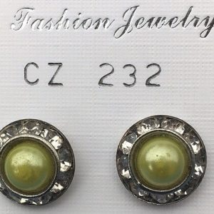 orecchini perle verdi