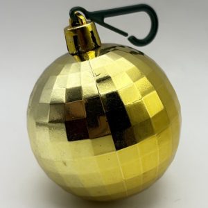 pallina dorata natale