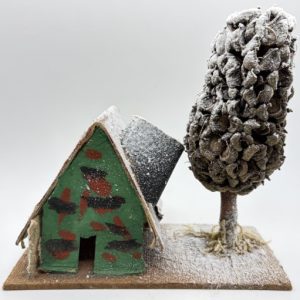 casetta vintage presepe