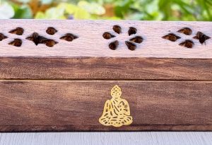 cassettina legno buddha