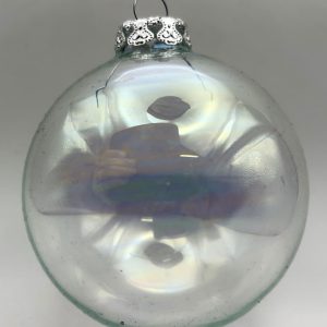 pallina albero vetro