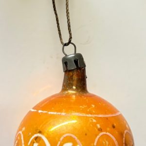 pallina vetro dorata