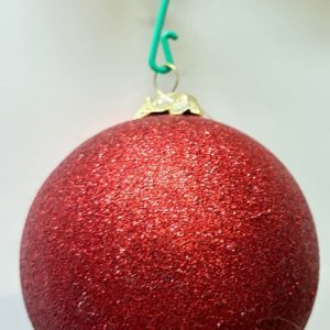 pallina glitterata albero