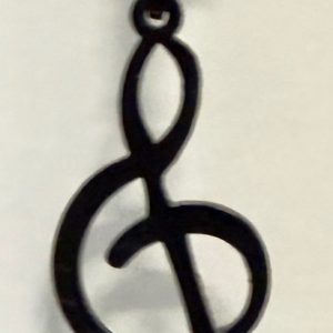 chiave violino nera
