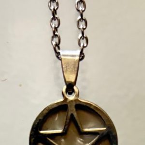 collana stella acciaio