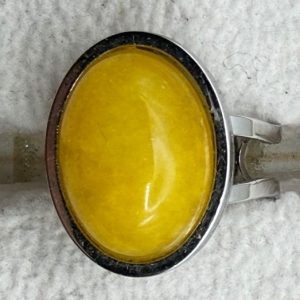 anello giada gialla