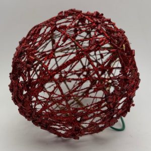 pallina natale traforata