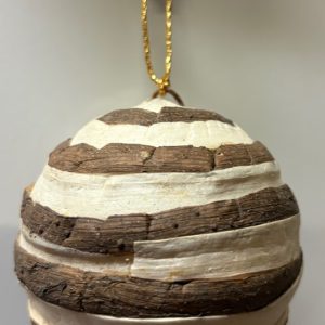 pallina natale carta