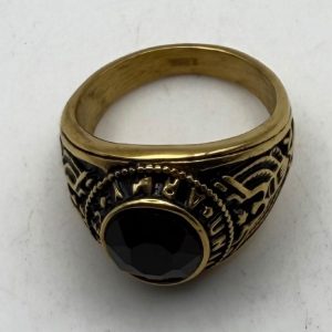 anello acciaio inox oro