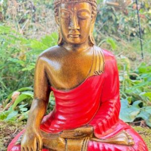 buddha abito rosso