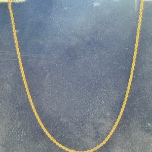collana acciaio oro