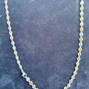 collana rombi bicolore