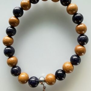 braccialetto goldstone blu