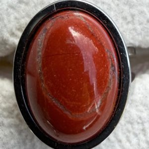 diaspro rosso anello